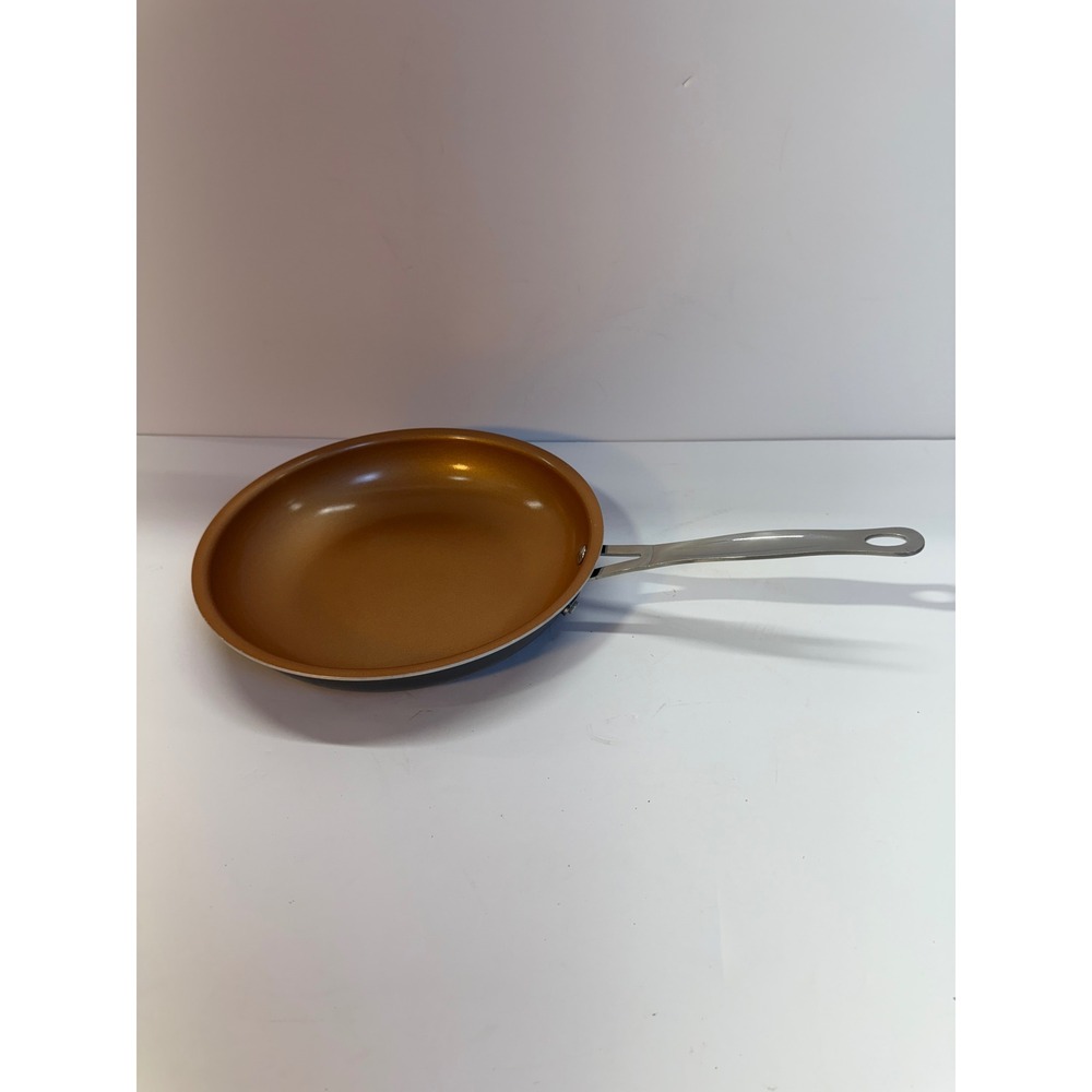 Gotham Steel 9.5 Inch Nonstick Frying Pan Copper Ceramic Titanium Skillet Black